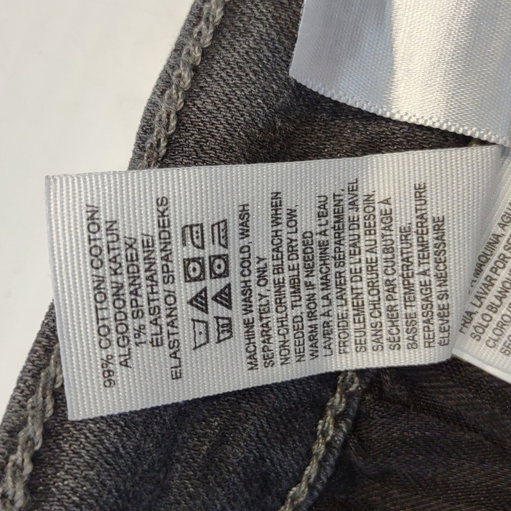 Lucky Brand Brooke Legging Jean Midrise Grey Distressed Super Stretch NWT - Picture 14 of 16